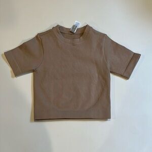 Everlane the seamless tee ribbed short sleeve crewneck top woman’s XS/S